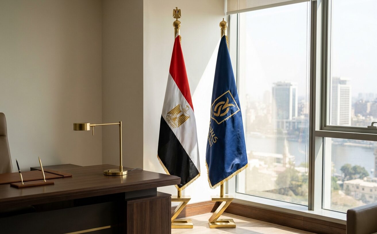 طقم أعلام مكتب فاخر — office flag set